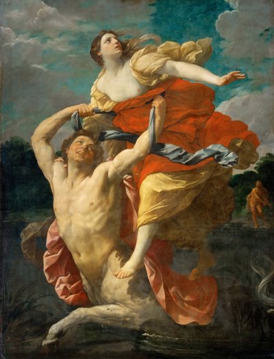 De Ontvoering van Deianeira door de Centaur Nessus door Guido Reni