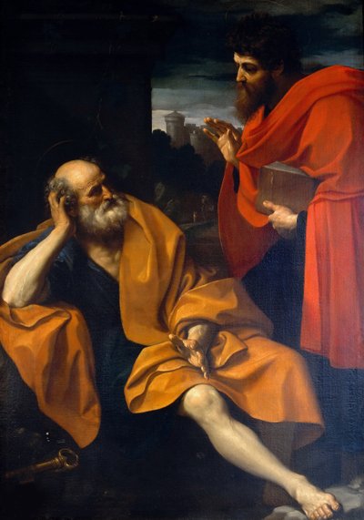 De Apostelen Sint Petrus en Sint Paulus, c. 1605 door Guido Reni