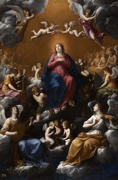 De tenhemelopneming van de Heilige Maagd Maria, 1603 door Guido Reni