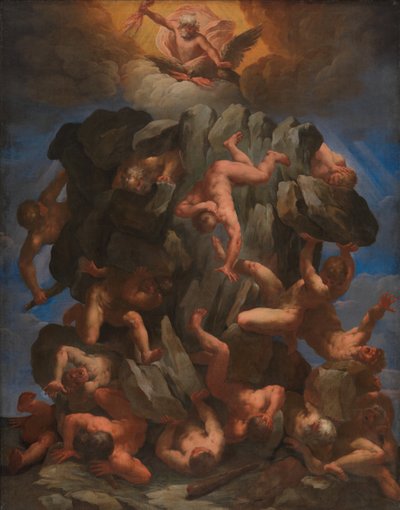De val van de reuzen door Guido Reni