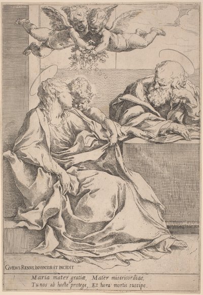 De Heilige Familie door Guido Reni