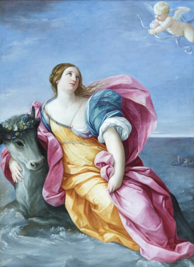De verkrachting van Europa, ca. 1637-39 door Guido Reni