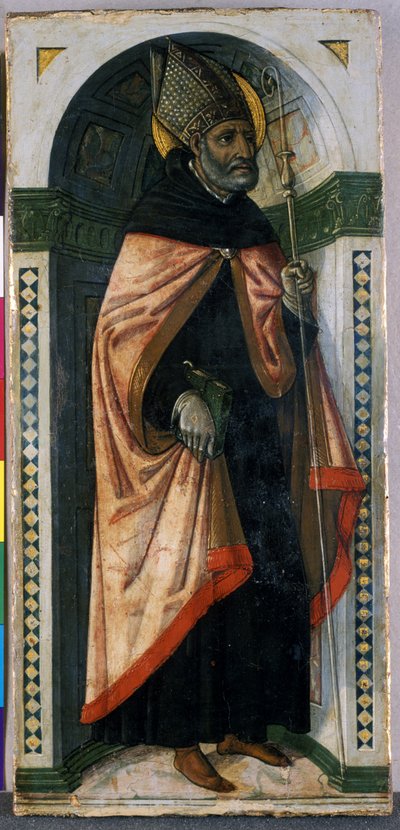 St. Augustinus door Guidoccio di Giovanno Cozzarelli