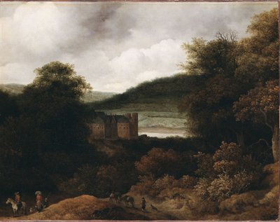 Uitzicht op de Rijn door Guillam Dubois