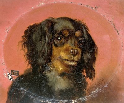 Portret van een Puppy door Guillaume Anne van der Brugghen