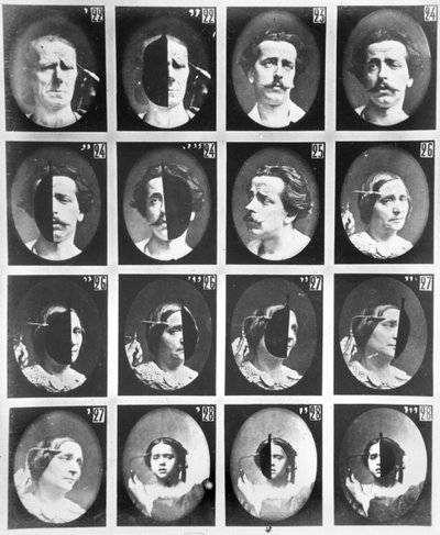 Fysiognomische studies, van 22 tot 28, uit 