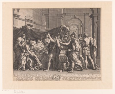 Germanicus op zijn sterfbed door Guillaume Chasteau