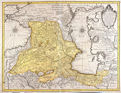 Georgië, Armenië, Azerbeidzjan, Oost-Turkije, Noord-Iran door Guillaume Delisle