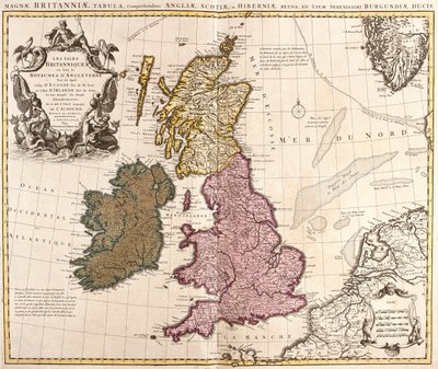 Groot-Brittannië en Ierland door Guillaume Delisle