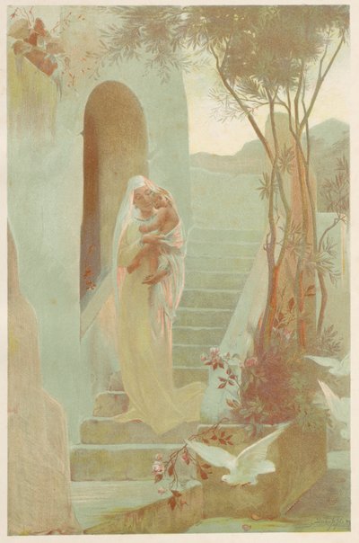LEnfant, 1899 door Guillaume Dubufe