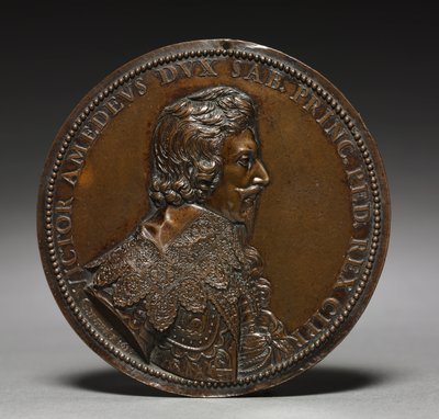 Portret van Victor Amadeus van Savoye, 1636 door Guillaume Dupre