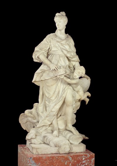 Marie Leszczynska (1703-68) als Juno door Guillaume I Coustou