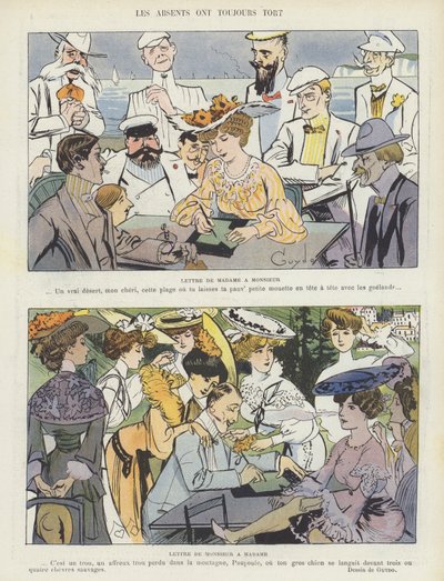 Illustratie voor Le Rire door Guillaume Le Barrois dOrgeval