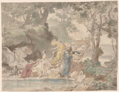Het Oordeel van Paris [recto] door Guillaume Lethiere