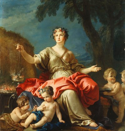 De Personificatie van Azië door Guillaume Thomas Raphael Taraval