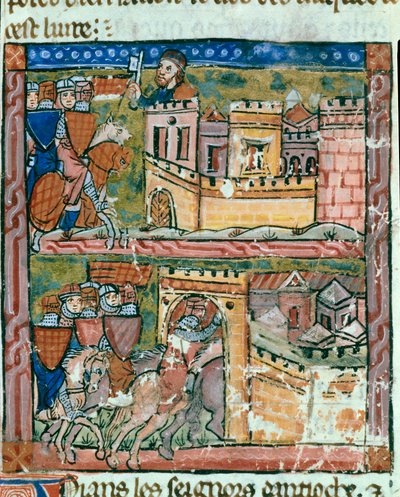Verraad van Firouz en aanval op de stad Antiochië door de Kruisvaarders, juni 1098 door Guillaume de Tyr
