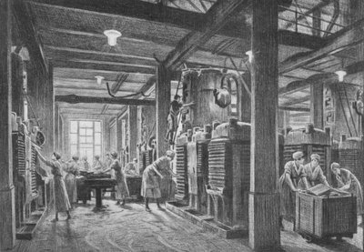 Een Moderne Oliezaadverwerkingsfabriek, c1918 door Gunning King