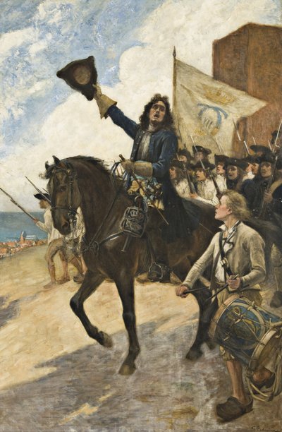 Magnus Stenbock in de Slag bij Helsingborg door Gustaf Cederström