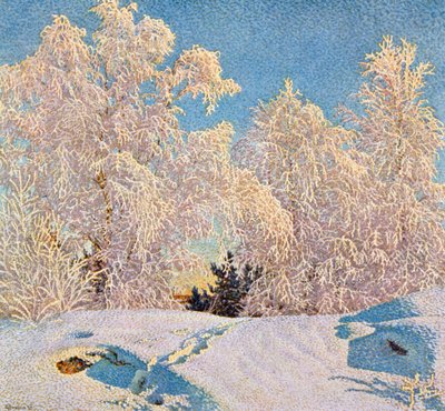 Vorst in Zonneschijn door Gustaf Edolf Fjaestad