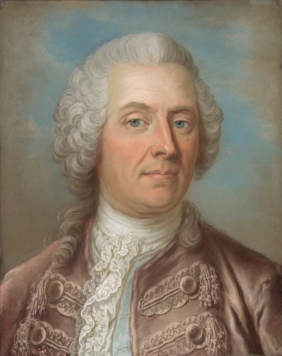 Portret van Baron Johan Vilhelm Sprengtporten 1720-1795 door Gustaf Lundberg