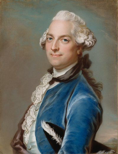 Portret van de schrijver Gustaf Fredrik Gyllenborg 1731-1808 door Gustaf Lundberg
