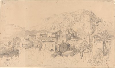 Gezicht op Capri door Gustaf Wilhelm Palm