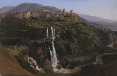 Uitzicht op Tivoli in Italië door Gustaf Wilhelm Palm