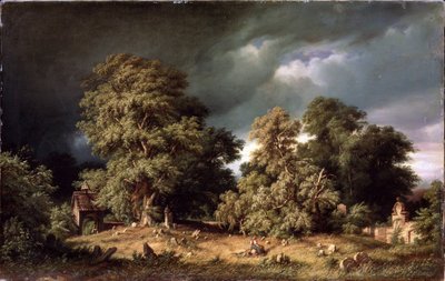 De oude begraafplaats door Gustav Adolf Closs