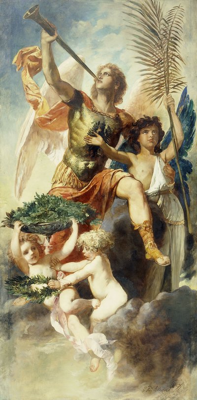 Overwinning, 1878 door Gustav Karl Ludwig Richter