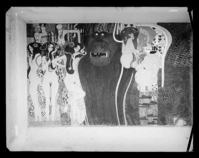 14e tentoonstelling van de Weense Secession door Gustav Klimt