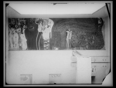 14e tentoonstelling van de Weense Secession door Gustav Klimt