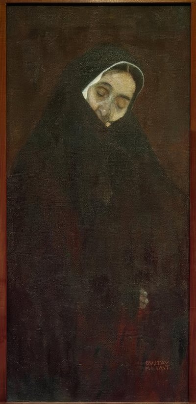 Oude Vrouw door Gustav Klimt