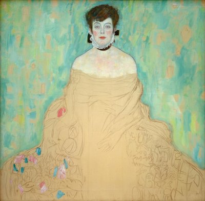 Portret van Amalie Zuckerkandl door Gustav Klimt