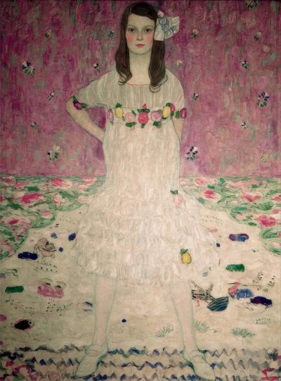 Portret van Mäda Primavesi door Gustav Klimt