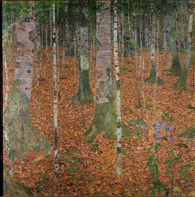Berkenbos door Gustav Klimt