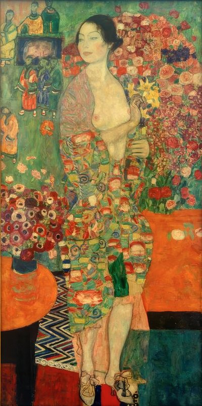 De danseres door Gustav Klimt