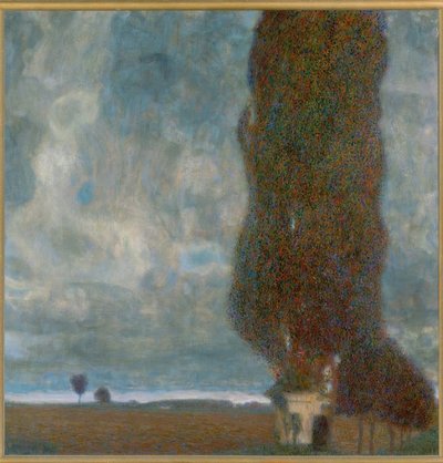 De grote populier II door Gustav Klimt