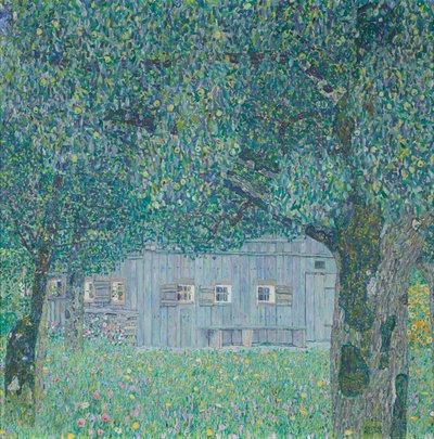 Boerderij in Opper-Oostenrijk door Gustav Klimt