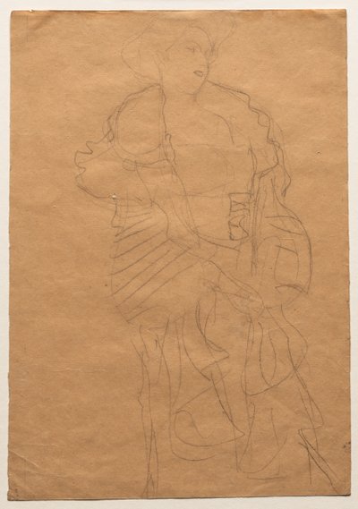 Hermine Gallia, ca. 1903 door Gustav Klimt