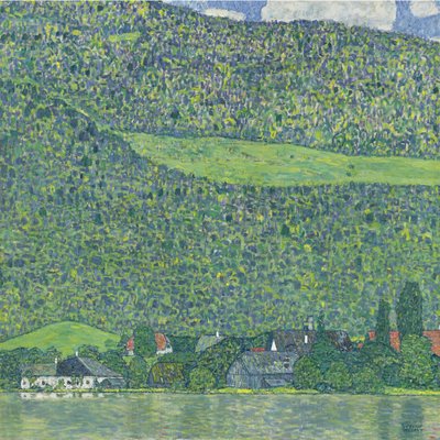Litzlberg aan de Attersee, 1914-1915 door Gustav Klimt