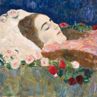 Juffrouw Ria Munk op haar Sterfbed, c.1910 door Gustav Klimt