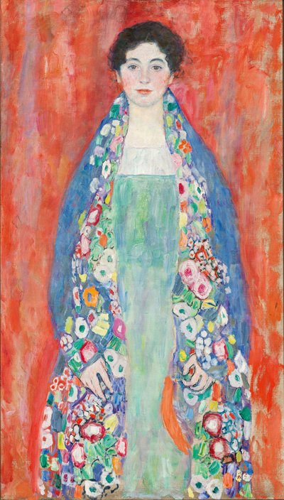 Portret van Fräulein Lieser door Gustav Klimt