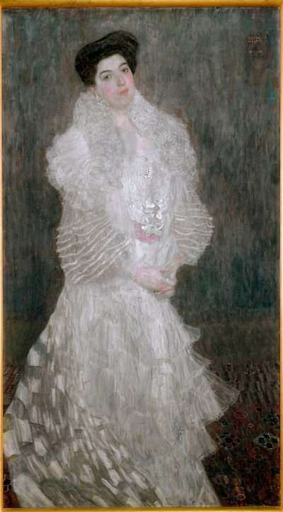Portret van Hermine Gallia door Gustav Klimt