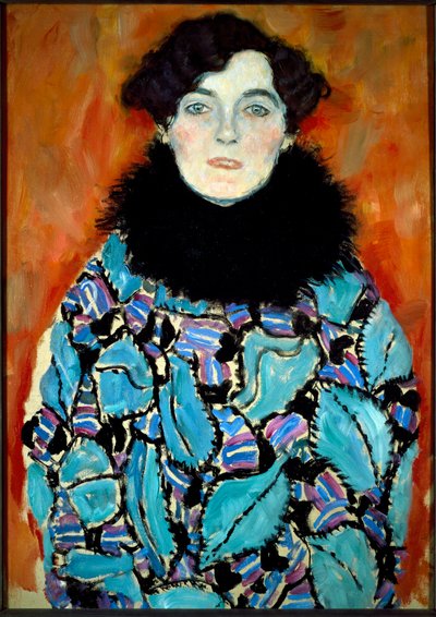 Portret van Johanna Staude door Gustav Klimt