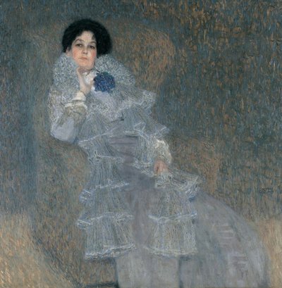 Portret van Marie Henneberg door Gustav Klimt