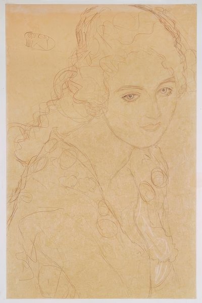 Portret van Ria Munk III door Gustav Klimt