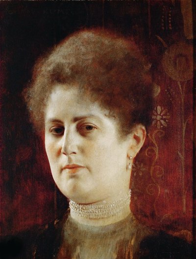 Portret van een vrouw, 1894 door Gustav Klimt