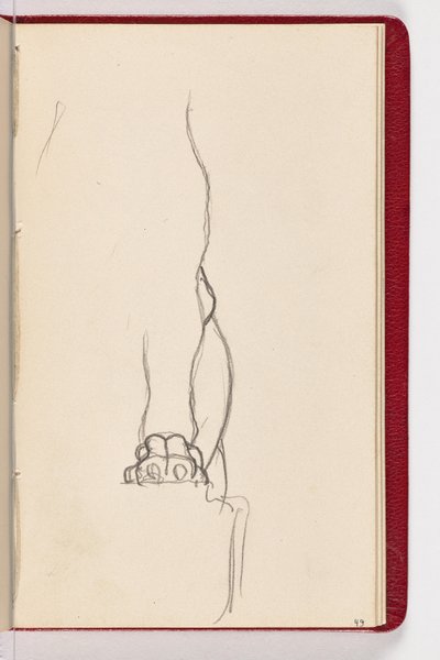 Pagina 49 door Gustav Klimt