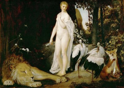 De fabel door Gustav Klimt