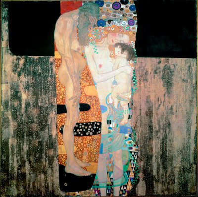 De drie leeftijden van de vrouw door Gustav Klimt